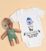 Resim Bitmeyenkartus Bk Kids Kişiye Özel Fotoğraflı Bebek Yastık Ve Bebek Body Zıbın H (550906162) Çok Renkli 