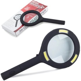Resim -3 Ledli Işıklı El Büyüteci 250 Lümen Beyaz Işık Büyüteç 3x Zoom Tamirci Büyüteç Wt-374 