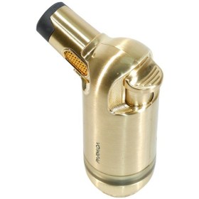 Resim Parmida 3 Torch Pürmüz Gold Masa Tipi Metal Puro Çakmağı 