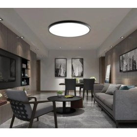 Resim Büyük Boy 24W Yuvarlak Siva Üstü LED Avize Hol-Banyo-Ev Aydinlatmasi 