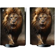 Resim Kt Grup Aslan Playstation 5 Standart Kasa Dijital Versiyon Full Sticker Kaplama Seti 