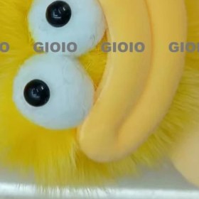 Resim Silver1 Gıoıo Yeni Sevimli Gerçek Saç Tilki Küçük Cinderblock Saç Araba Anahtarlık Kolye Ins Pixie Peluş Top Çanta Aksesuarları (Yurt Dışından) 