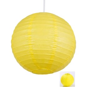 Resim Dekoratif Çin Feneri – Kağıt Lamba - Sarı 
