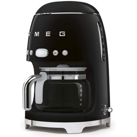 Resim Smeg 50'S Style Retro Siyah Filtre Kahve Makinesi 