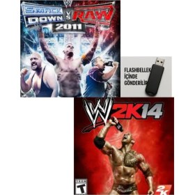 Resim Smackdown 2011 & 2K14 Pc Oyunu | 2’li Kuruluma Hazır Flash Bellek | Windows Uyumlu Güreş Paketi 