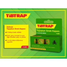Resim Toptancı Amca Tibtrap Zehirsiz Sivrisinek Karasinek Yapışkanı Sinek Kapanı 