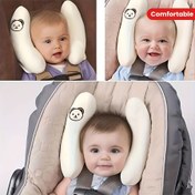 Resim 1 adet Bebek Arabası Boyun Yastığı - Yumuşak Peluş Muz Tasarımı Araba Koltuğu Başlık Yastığı, Beyaz/Kırmızı/Mavi, Ergonomik Destek Araba Koltuğu ve Araba için, Yenidoğanlar ve Bebekler için Rahat ve Güvenli, Araba Aksesuarları, Bebek Rahatlığı Aksesuarı, Eğlenceli Bebek Aksesuarı, Yumuşak Peluş Malzeme 