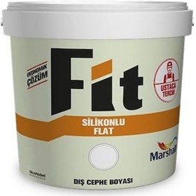 Resim FİT SİLİKONLU FLAT BC DIŞ CEPHE BOYASI 15 LT 