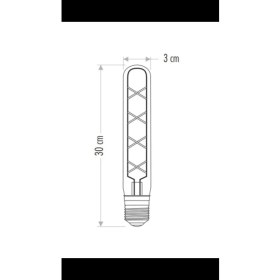Resim Cata CT-4302 4 Watt E27 Rustik Ampul Amber 