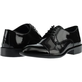 Resim Kiğılı Klasik Rugan Deri Ayakkabı 