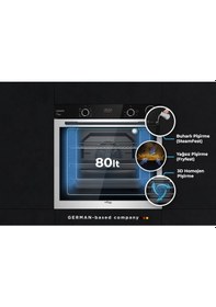 Resim Tommatech TAF6004ISP 80 L Ankastre Elektrikli İnox 
