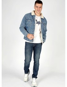 Resim Lee Cooper Puebla 1 Erkek Jean Ceket-20081-denım Denim 