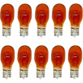 Resim Zembil 10 Adet 12V T15 WY16W Dipsiz Standart Ampul Turuncu 