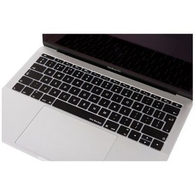Resim Laptop Macbook Pro Klavye Koruyucu Uk-eu İngilizce 12inç A1534 - 13inç A1708 İle Uyumlu Siyah 