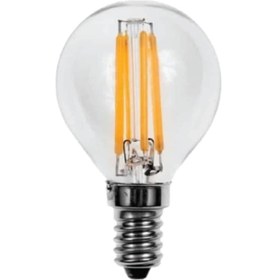 Resim Osaka Led 4W E14 3000K G45 Şeffaf Flamanlı Top Ampul Fled037 