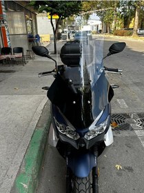 Resim Motocam Rks Blade Siperlik Ön Cam 2023 2024 Model 75cm Şeffaf Renkli 4mm Uzun Cam 