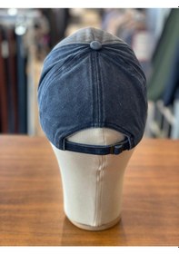Resim Hamze Yıkamalı Vintage Model Fishing Logo Cap Şapka Lacivert 