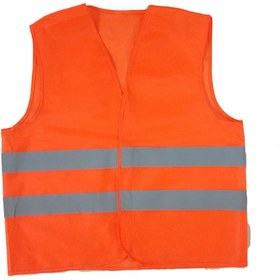 Resim Motosiklet Reflektorlu Ikaz Yeleği Turuncu 