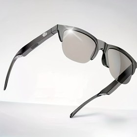 Resim Kablosuz 2'si 1 Arada Akıllı Gözlükler, Kablosuz Müzik & HD Sesli Görüşme, Dokunmatik Kontrol, Type-C Şarj, Yarı Çerçeve Tasarım - Uniseks Şık Teknoloji Aksesuarları, Handsfree Telefon, Zarif Çerçeveler, Premium Yüzey, Çok Fonksiyonlu Aksesuar, Müzik Severler İçin, Modern Gözlük, Dayanıklı Yapım, Profesyonel Aksesuar 