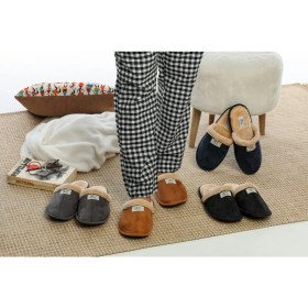 Resim Enola Ucc Siyah Ucc Erkek Ev Terliği 