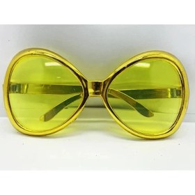 Resim Altın Renk Yeşilçam Nostalji 80LI Yıllar 90LI Yıllar Parti Gözlüğü 7X16 cm 