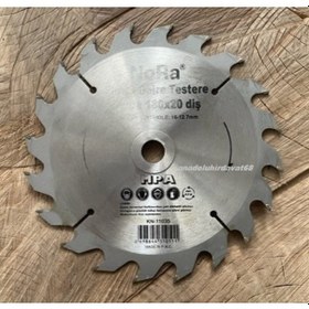 Resim Nora 180mm Elmas Testere Parke Sunta Mdf Ahşap Kesme Testeresi Göbek16mm 
