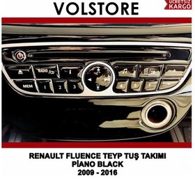 Resim Renault Fluence Teyp Tuş Takımı Pianoblack 2009-2016 Arası 