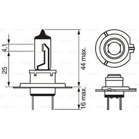 Resim Bosch 1987301137 Ampul Plus 150 Gıgalight 12v H7-55 W-px26d 1987301137 
