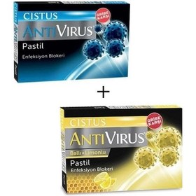 Resim Cistus Bal Limon Ve Mentollü Boğaz Pastili 10 Pastil A 