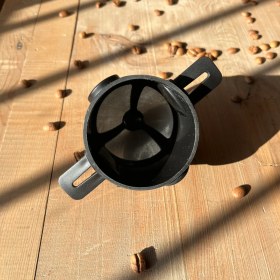 Resim Katlanabilir Kahve Demleme Aparatı - Kağıtsız Filtreli Paslanmaz Çelik Tek Kişilik Kahve Demleyici | Portatif Kamp ve Ofis Pour-Over Ekipmanı -Tanto Bushcraft 