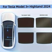 Resim Xuweiwei Black Model 3 24 Modeller İçin Energy Shield Tesla Tavan Stor Perdesi Güneşlik Uv Işın Korumalı 2019 2024 