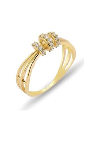 Resim Çgk Çiğdem Gürel Kuyumculuk Taşlı Özel Tasarım Altın Yüzük Yaldız 