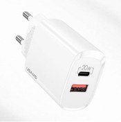 Resim Polham Qualcomm 3.0 20w Ultra Hızlı Şarj Başlığı, 1 Usb Ve 1 Type C Girişli, Telefon Ve Tablet Şarjı 33588548 