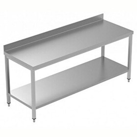 Resim Electrolux Professional Sırtlı Çalışma Tezgahı Taban Raflı - 2000 MM Plus LSGTG2010E 