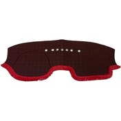 Resim Renault Megane 2 Torpido Üstü Koruyucu Kot Desen BORDO 