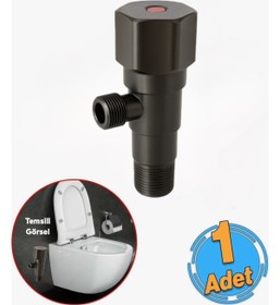 Resim HASEL 305 Çevirmeli Taharat Musluğu Siyah 