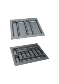 Resim 62/49 Cm 2'li Takım Cekmece Içi Kasıklık Ve Kepçelik Grı 50/40 Cm Kadar Kesılebılır 