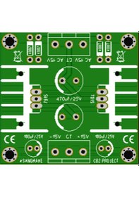 Resim 15V Simetrik Besleme Regülatör Devresi - Güç Kaynağı 7815-7915 