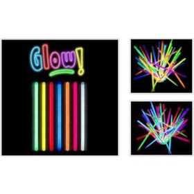 Resim Glow Stick 20Cm Fosforlu Kırılan Çubuk (100 Adet) 