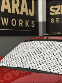 Resim SZR GARAJ LOUIS V DESEN BEYAZ ÜSTÜ SİYAH BÜYÜK HAVLU 