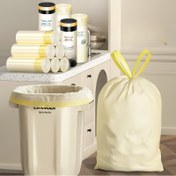 Resim Ekstra Büyük Kalınlaştırılmış Beyaz/Siyah Çöp Torbaları - Dayanıklı Tutacaklarla - Mutfak, Banyo, Yatak Odası ve Dış Mekan Kullanımı İçin Yüksek Kaliteli Plastik Atık Torbaları - Ekstra Güçlü ve Büyük Kapasiteli 