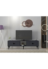 Resim Tsa1501a - Yuka Tv Stand Antrasit 150cm Antrasit / Koyu Gri 