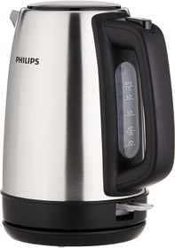 Resim Philips Yeni Çelik Su Isıtıcı - 1.7 L Hazne - Su Isıtıcı - Kettle - Deluxe Serisi+2022 -gri 