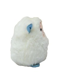 Resim Sevimli Sesli Mini Kuzu Peluş Beyaz 10 Cm - Uyku Ve Oyun Arkadaşı Peluş Oyuncak Beyaz 