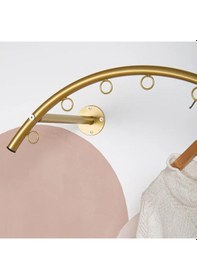 Resim Hypnos Gold Metal Duvara Monte Askılık Gold 