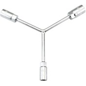 Resim Üç Çatal Soket Anahtar Aracı Y-altıgen Kol Basit Çok Fonksiyonlu Hareketli Uzama Çubuğu Donanım Aracı 8-9-10 