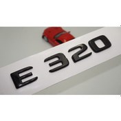 Resim E 320 Bagaj Parlak Siyah ABS 3M 3D Yazı Logo ORJİNAL ÜRÜN AYNI GÜN ÜCRETSİZ KARGO