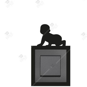 Resim Bebek Odası Tekli Priz Çerçevesi Dekorasyon 