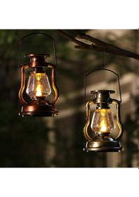 Resim Retro Led'li Kandil-1 Solar - 