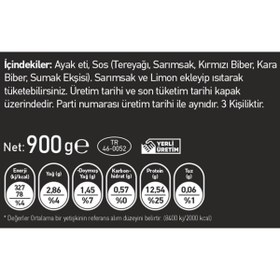 Resim Akalp Çiftliği Odun Ateşinde Maraş Ayak Paça 900 Gr (3 Kişilik) 